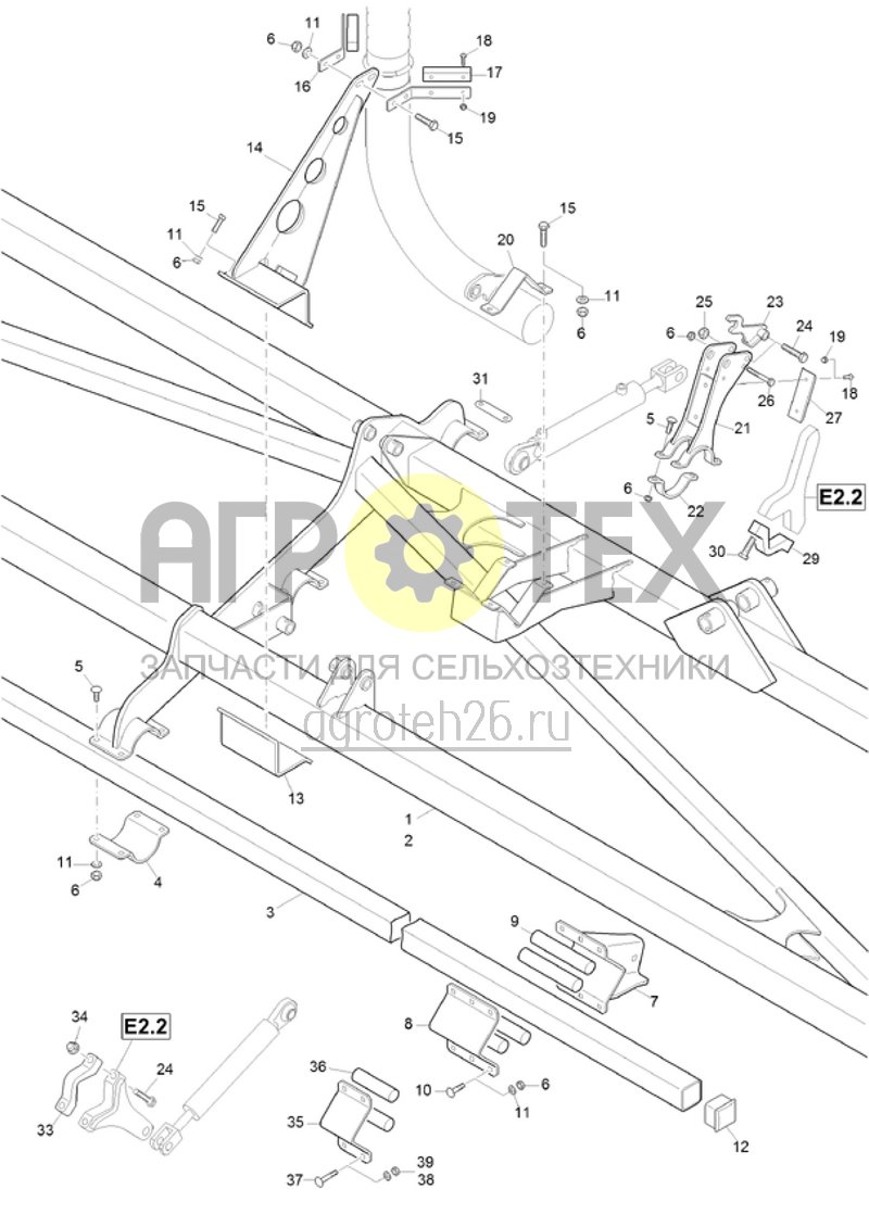  Боковая рама Condor 12001 (ETB-018050)  (№35 на схеме)