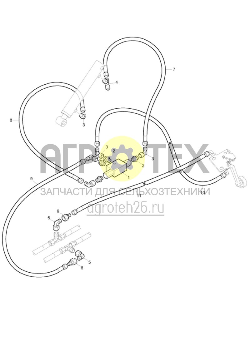 Чертеж  Гидравлич. детали шпорное колесо Condor 15001 (ETB-018065) 