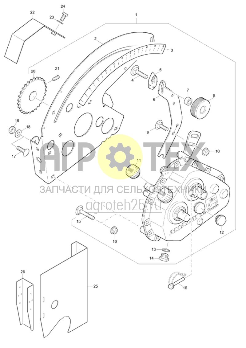 Чертеж  Вариопривод, защита цепи (ETB-018702) 