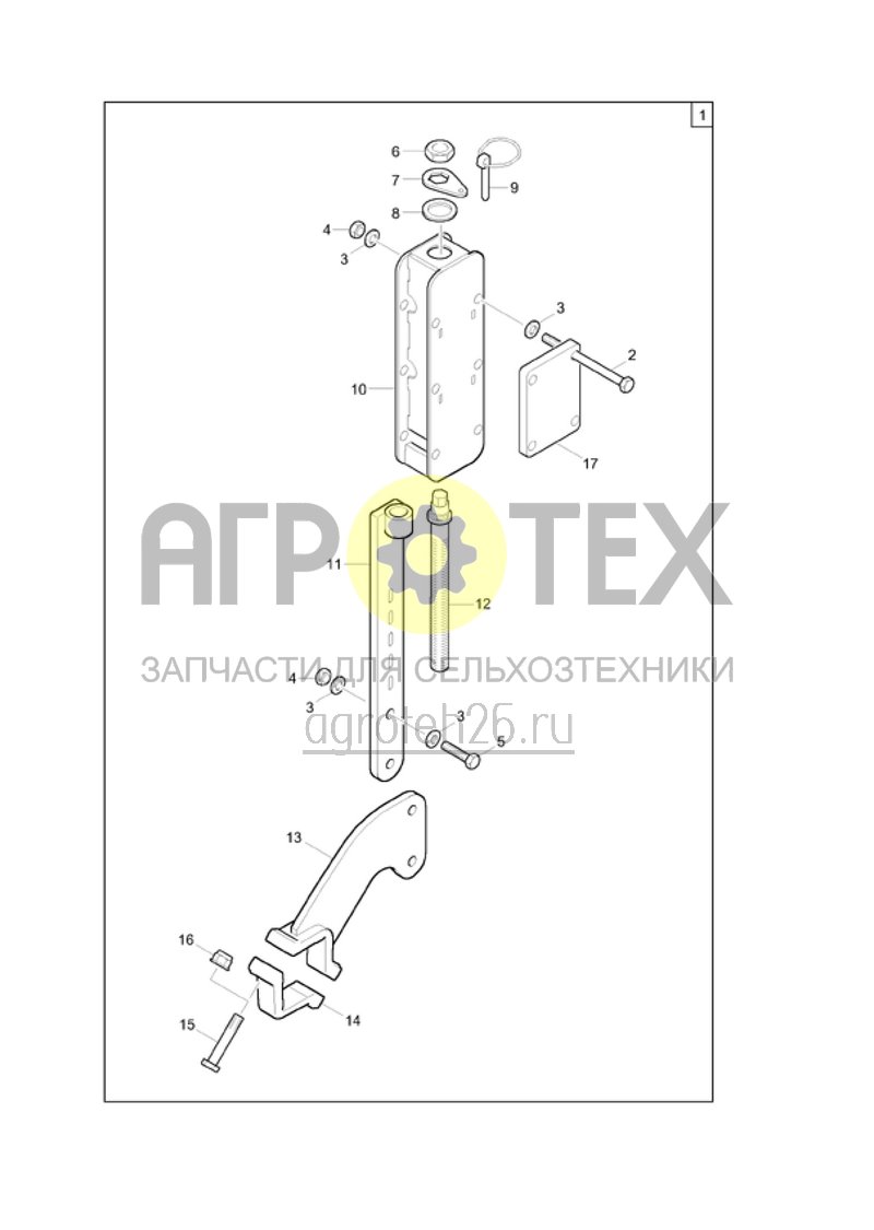 Чертеж  (RUS)Anbausatz verstellbar f?r Rollenstriegel (ab AD00037850) (ETB-018748) 