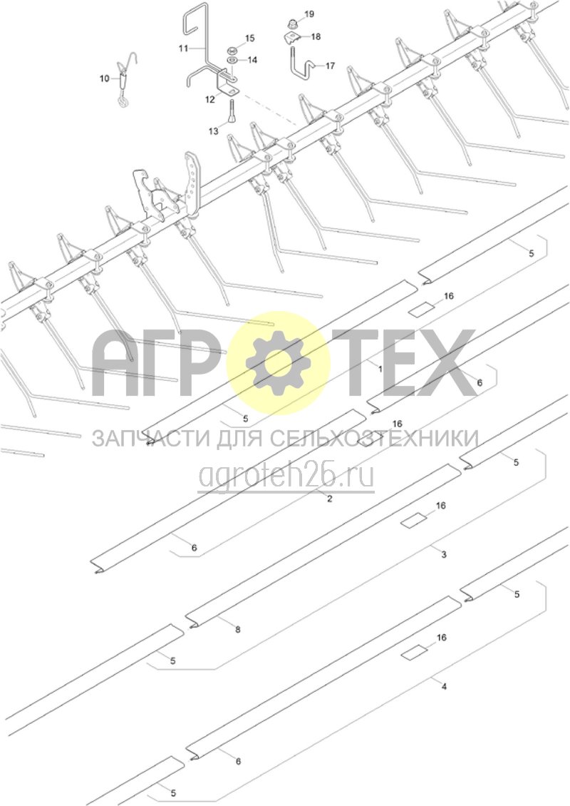 Чертеж  (RUS)Striegel - Verkehrssicherungsleiste (Super/Special) (ETB-018769) 