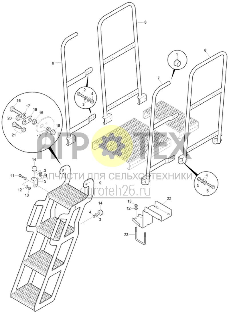 Чертеж  (RUS)Anbau Cenius 3003 / 3503 / 4003 (1) (ETB-018935) 