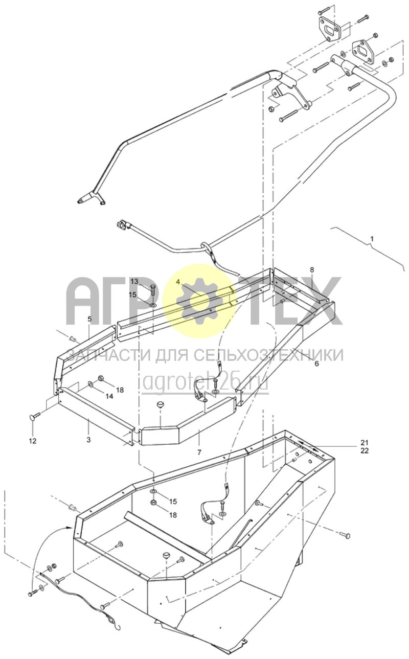 Чертеж  Надставка на бункер (опция) (ETB-019086) 