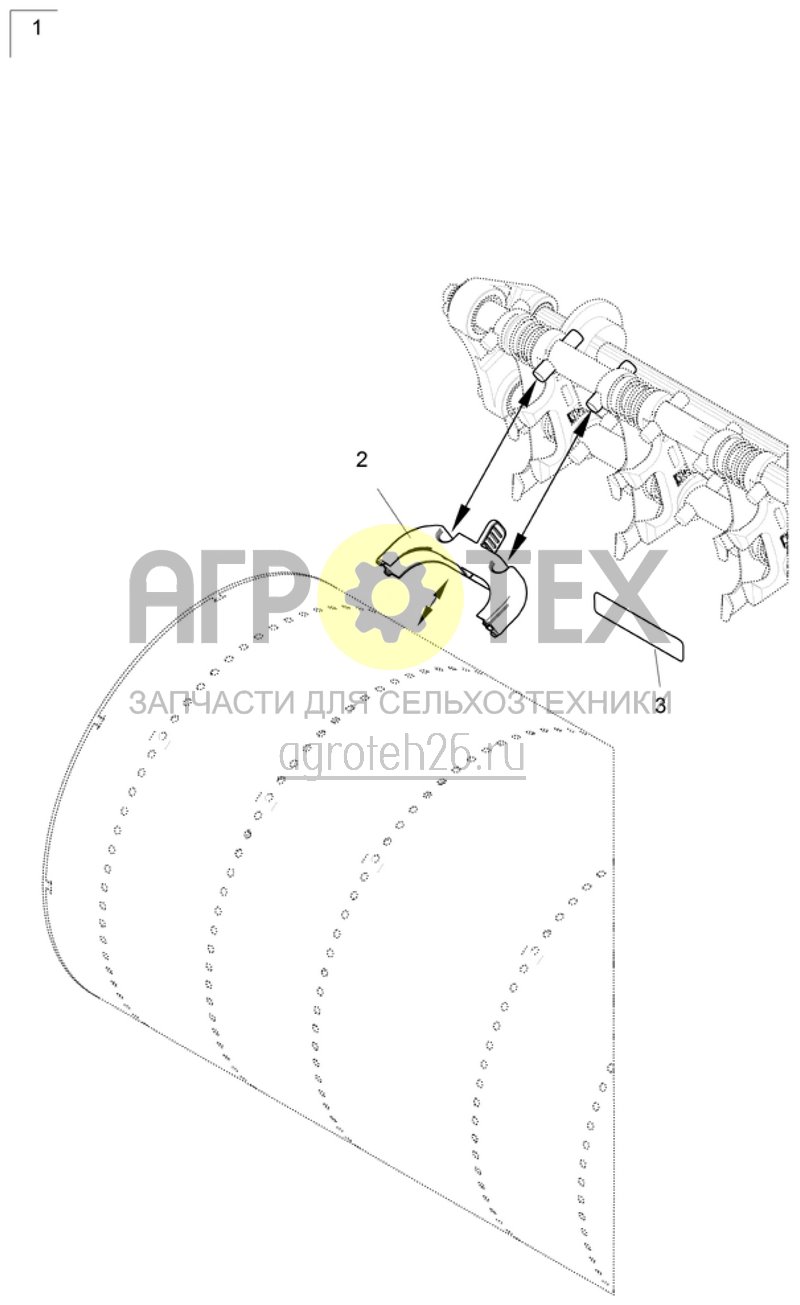  (RUS)Montageset EDX Abstreifer (ETB-019369)  (№1 на схеме)