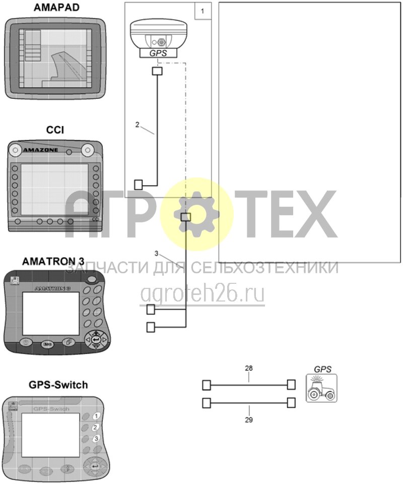 Чертеж  Антенны GPS (ETB-019447) 