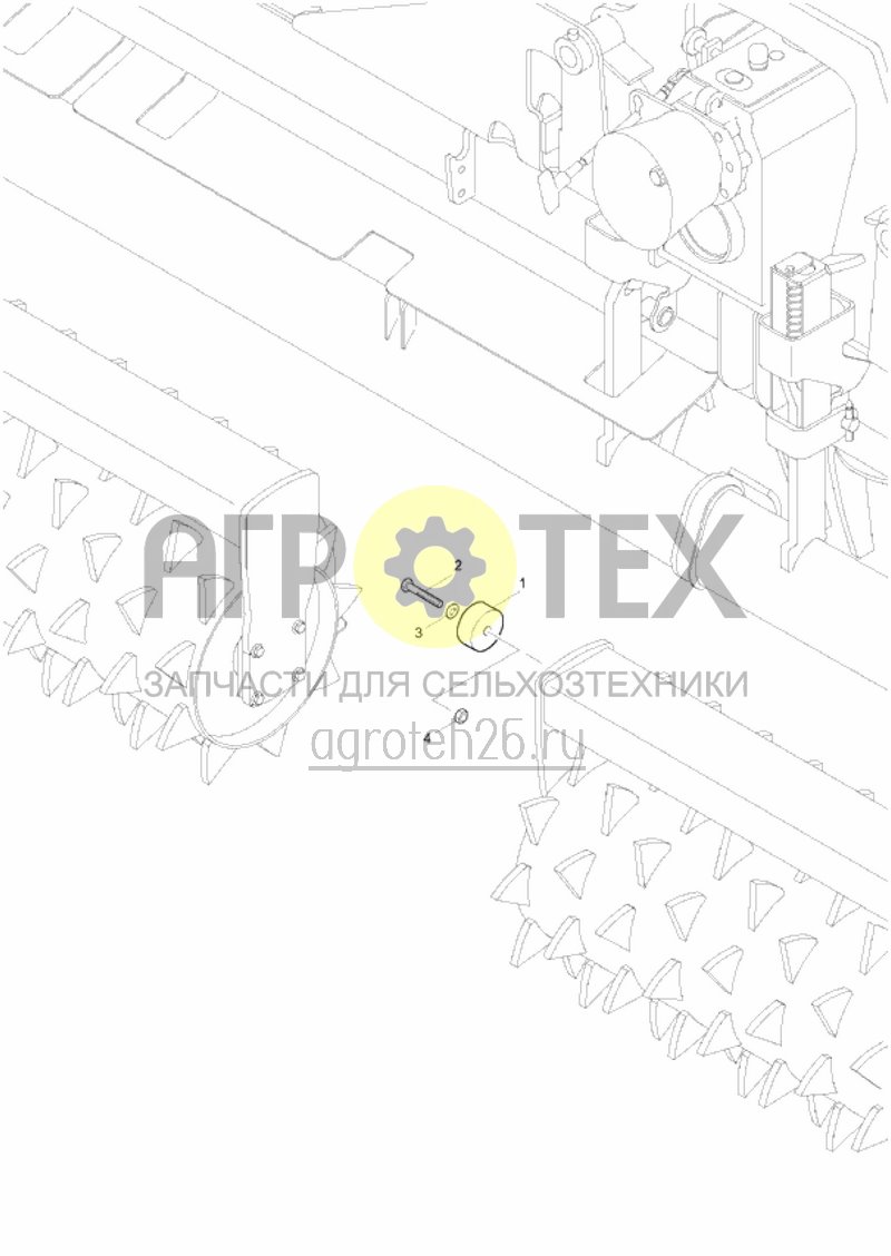 Чертеж  Распорка для PW/KW (ETB-019709) 