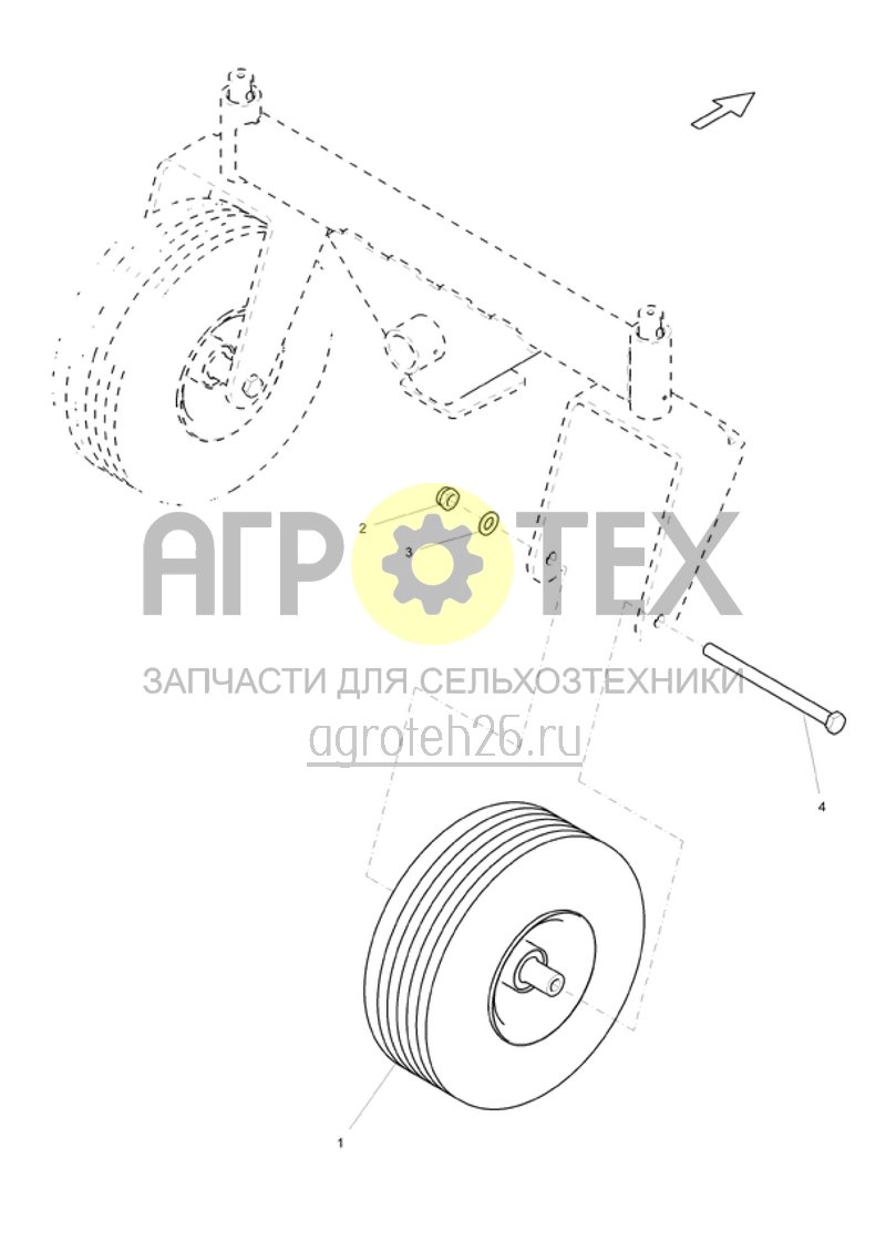 Чертеж  (RUS)Komplettrad hinten (zDrive) (ETB-019762) 