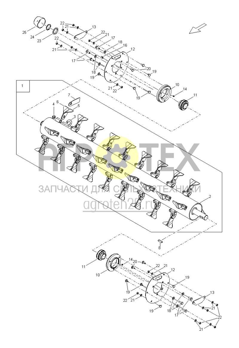  Ротор (ETB-019805)  (№11 на схеме)