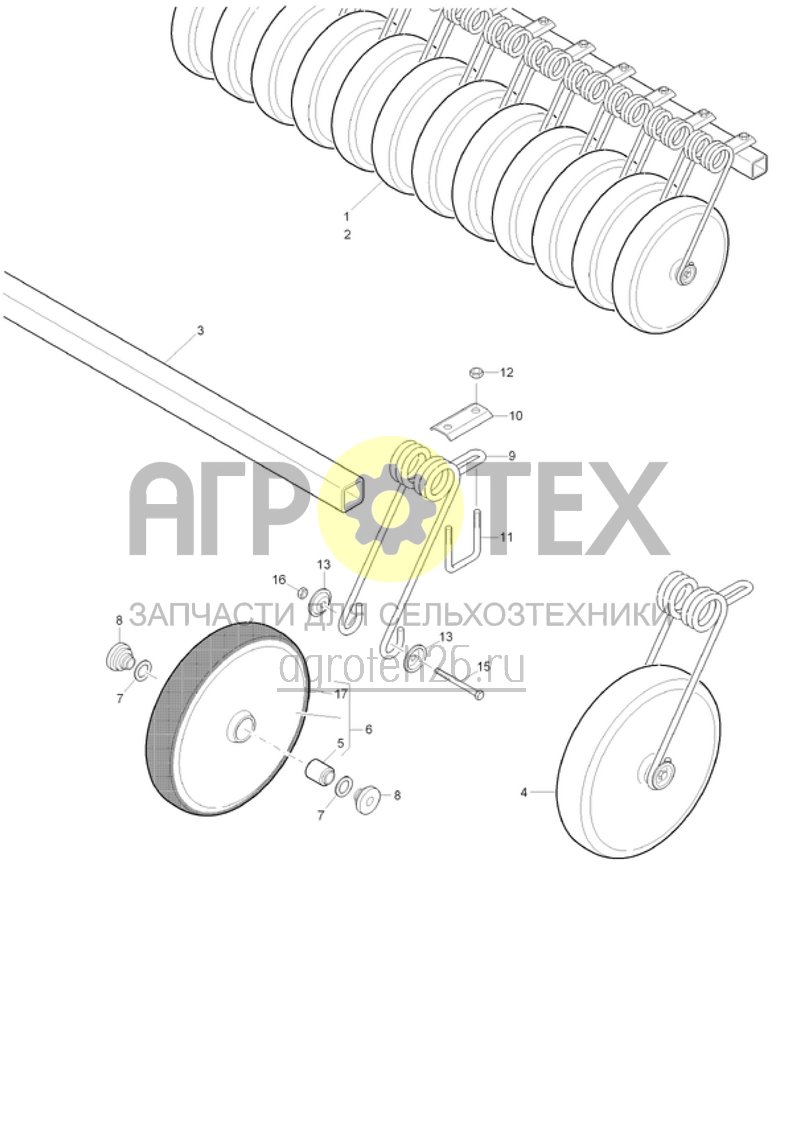 Чертеж  (RUS)Rollenbalken (ab 03.2014) (ETB-019892) 