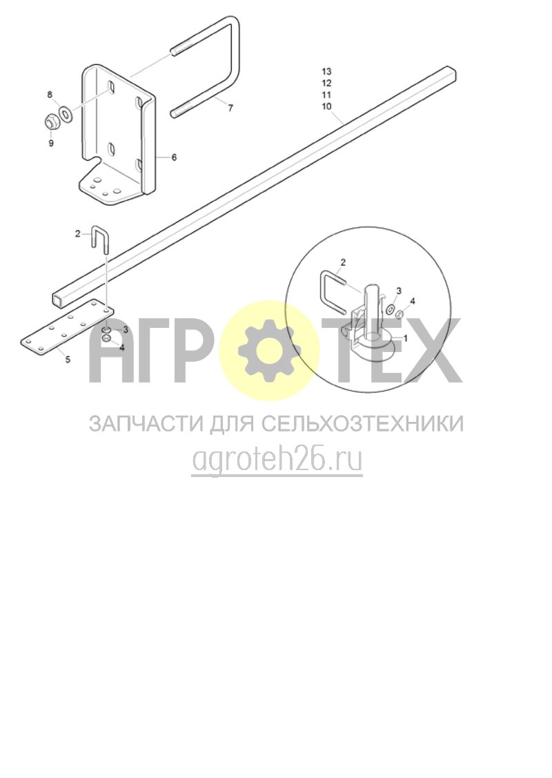 Чертеж  (RUS)Prallblechhalterung f?r Cenius X003-2TX (ETB-020085) 