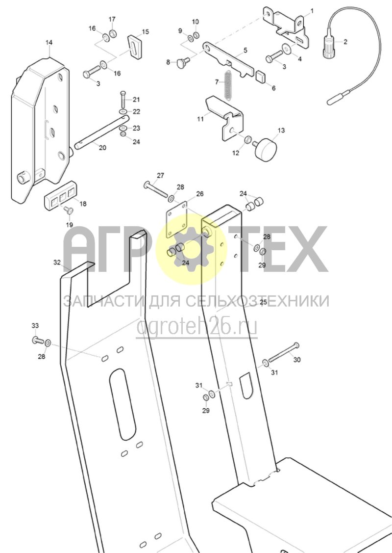 Чертеж  (RUS)Tanktreppe ab Masch.-Nr: PAP00000XXX (ETB-020148) 