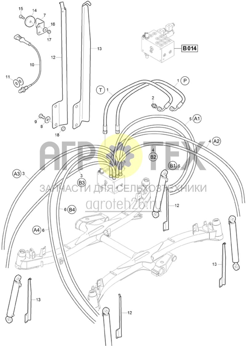 Чертеж  (RUS)Hydraulik H?henverstellung (ETB-020160) 