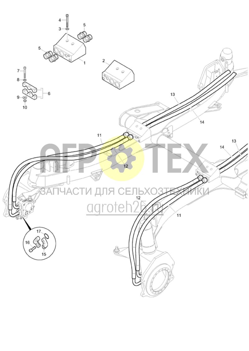  (RUS)Fahrantrieb Radmotoren 2250 - 3000 (ETB-020242)  (№5 на схеме)