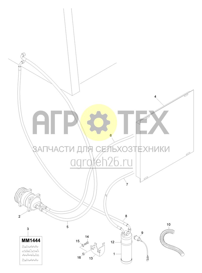  (RUS)Klimaanlage (ETB-020266)  (№1 на схеме)