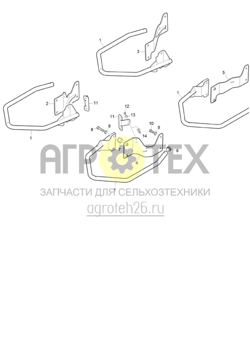 Чертеж  (RUS)Halmteiler Fahrwerk h?henverstellbar (ETB-020308) 