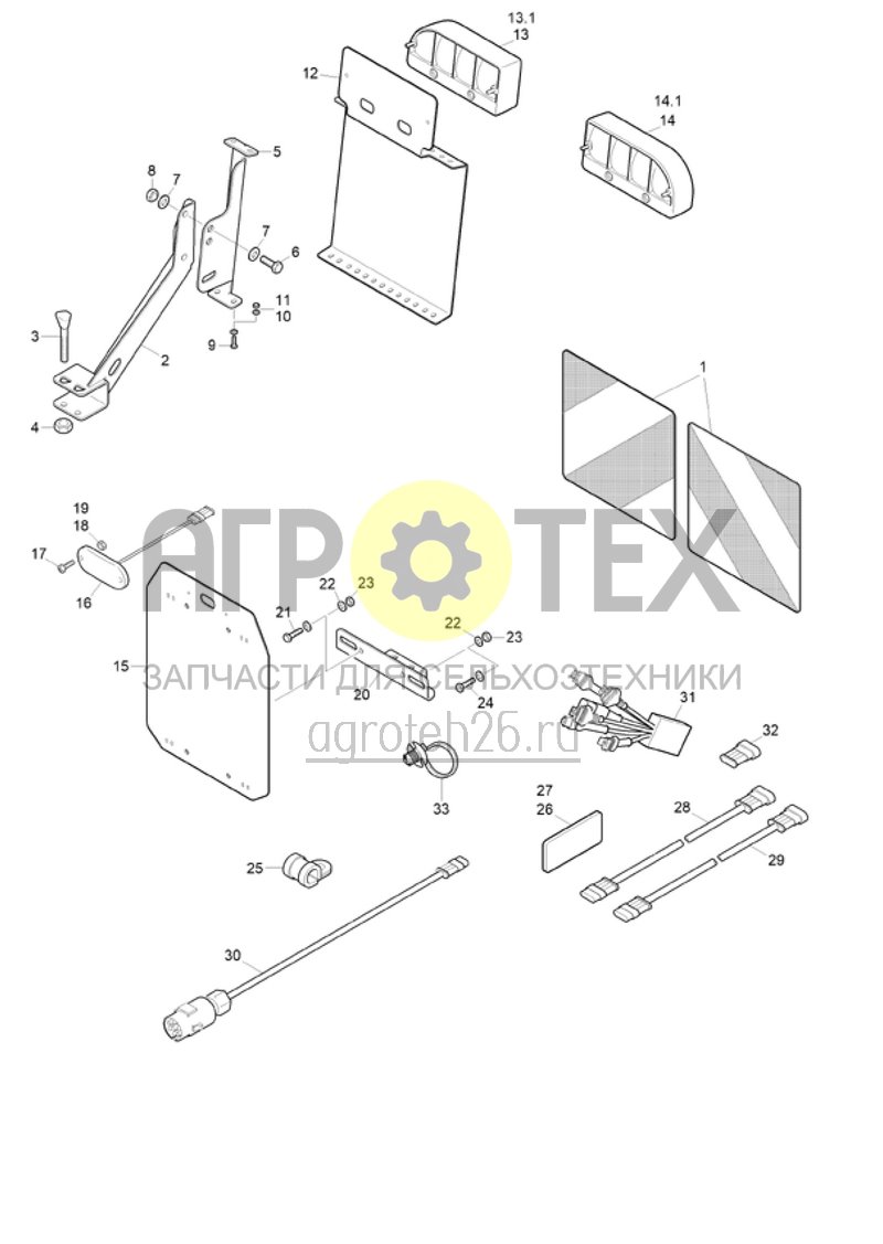 Чертеж  (RUS)Beleuchtung (ETB-020369) 