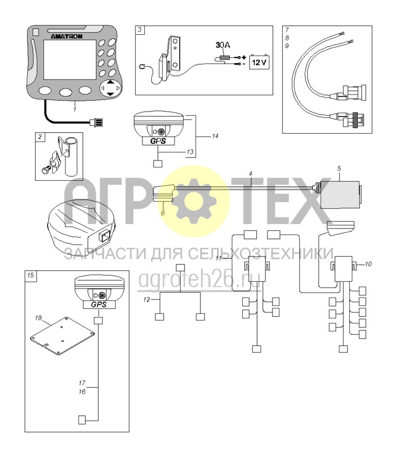  (RUS)Antriebsstrang 3500 (ETB-020375)  (№5 на схеме)