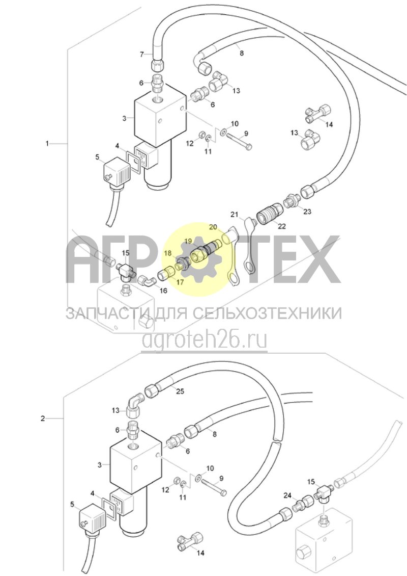 Чертеж  (RUS)Geblaese mechanisch (ETB-020393) 