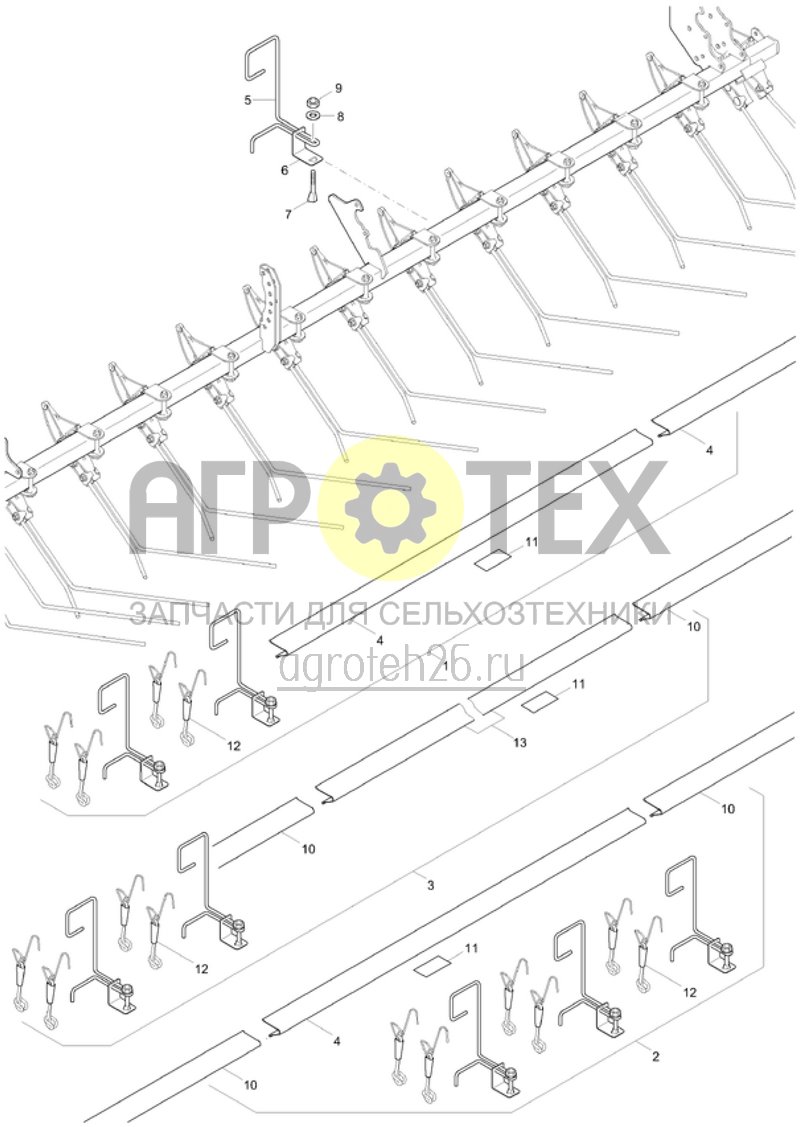 Чертеж  (RUS)Verkehrssicherungsleiste (ETB-020423) 