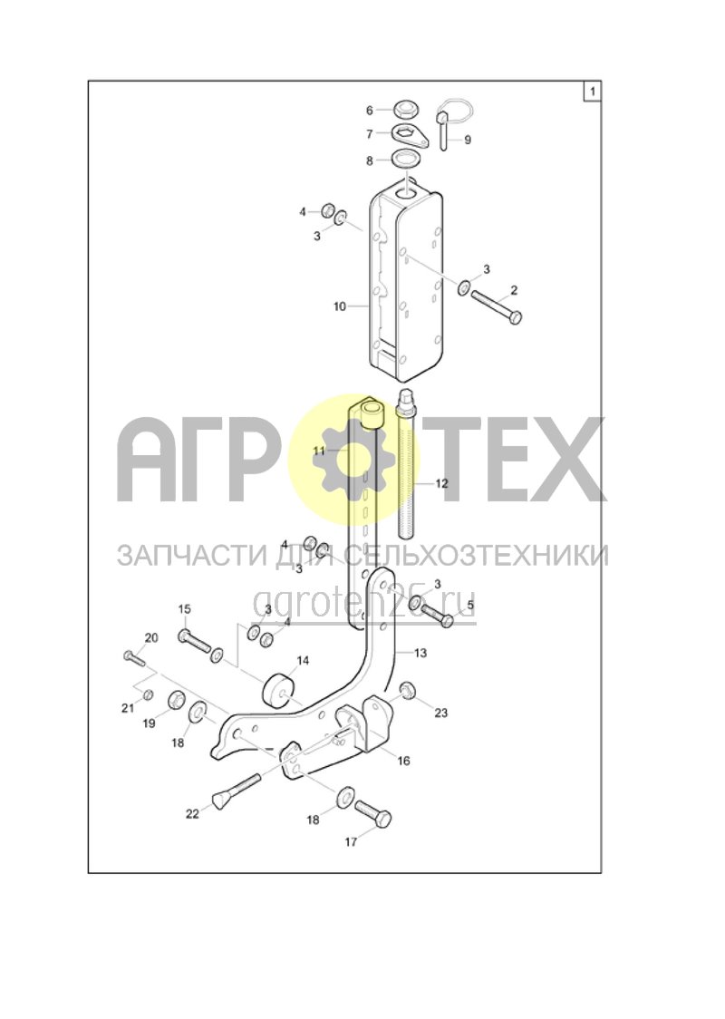 Чертеж  (RUS)Anbausatz verstellbar (ETB-020426) 