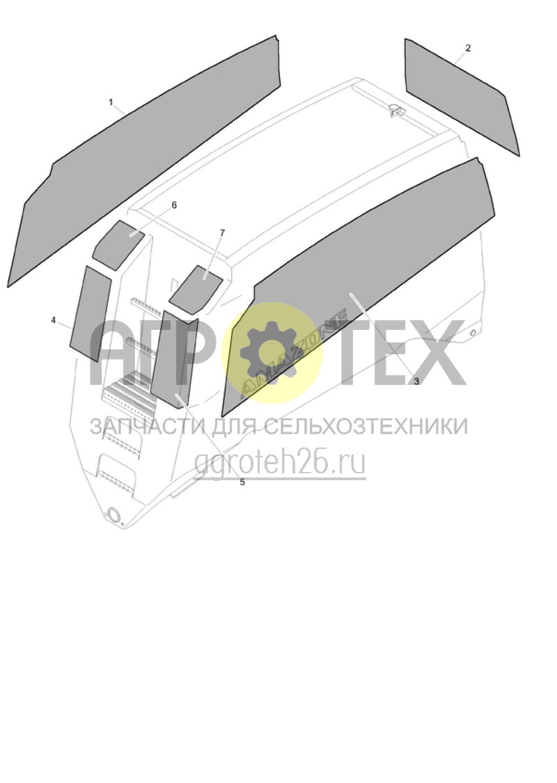 Чертеж  (RUS)Tank-Folierung (ETB-020463) 