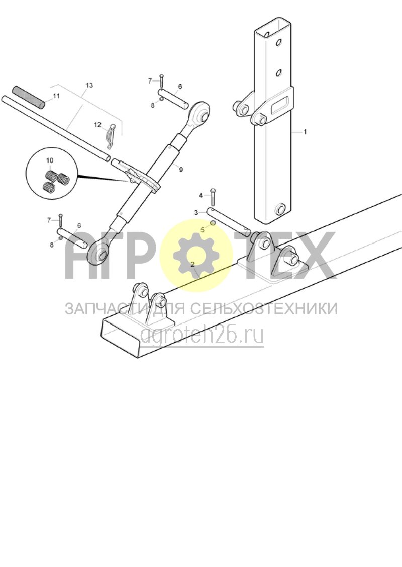 Чертеж  (RUS)Abstellfuss (ETB-020485) 