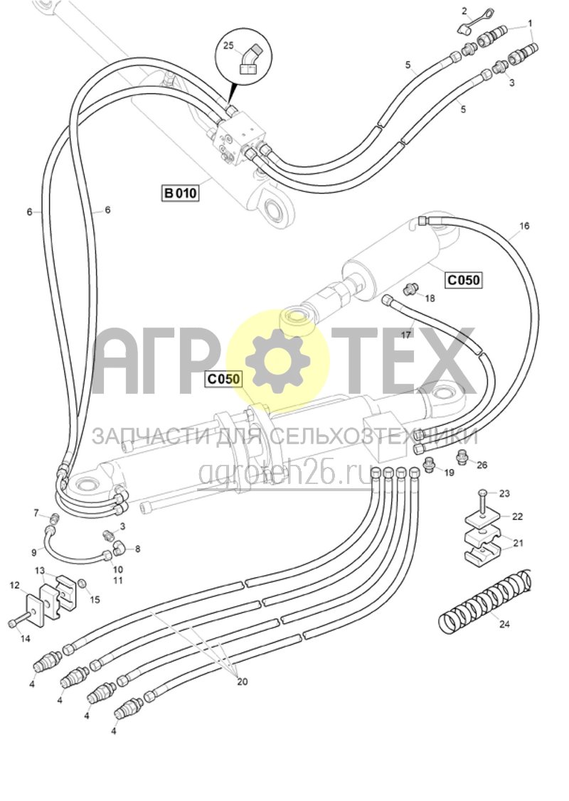  (RUS)Hydraulik (ETB-020490)  (№25 на схеме)