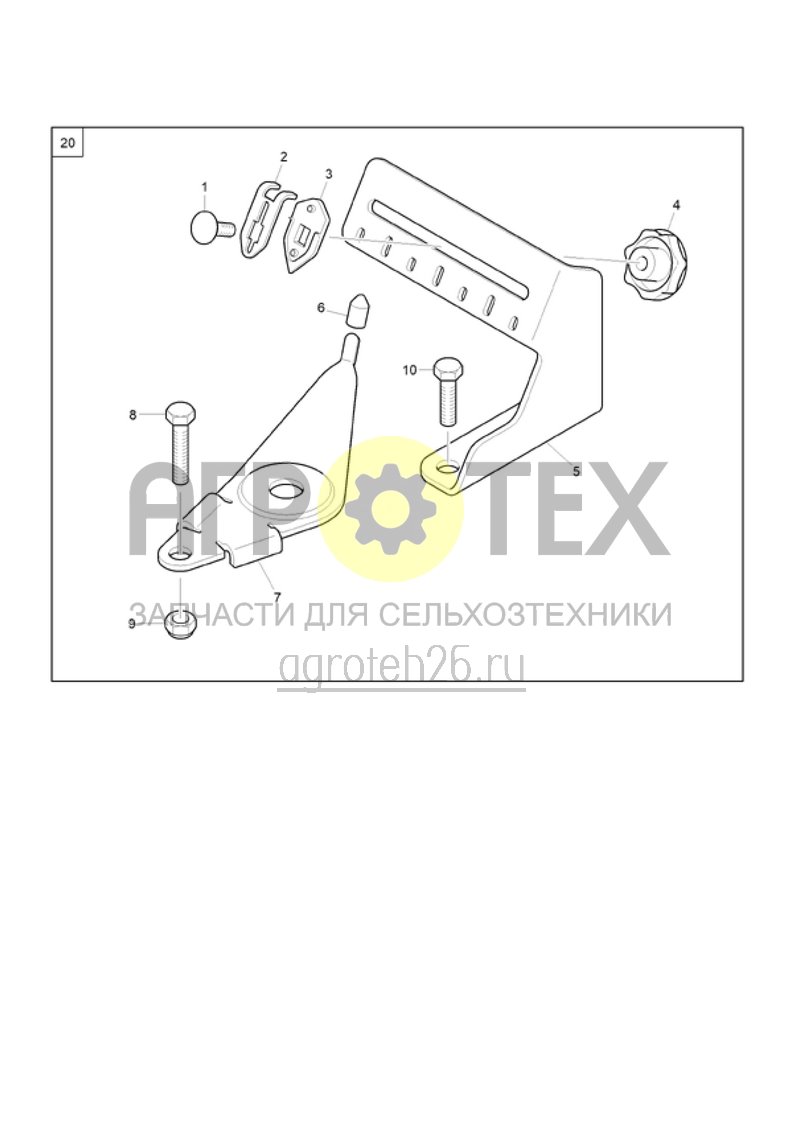 Чертеж  (RUS)Vorderfurchenanzeige (ETB-020518) 