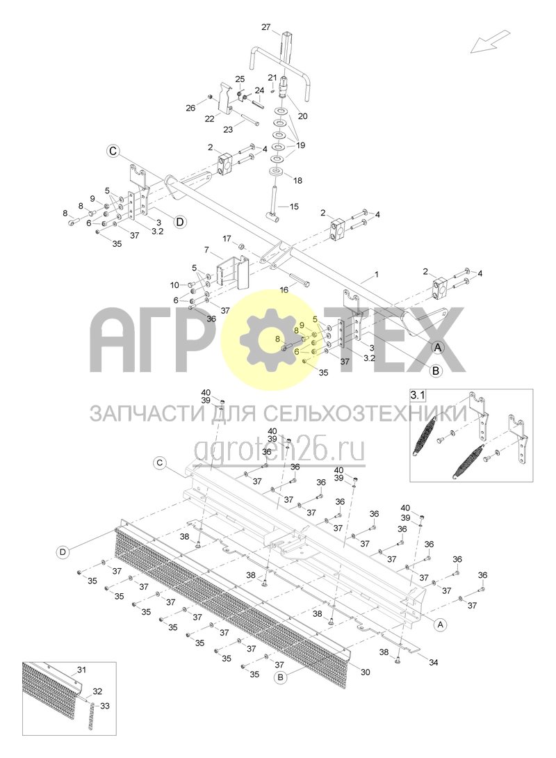 Чертеж  (RUS)Stuetzrahmen || (ETB-020575) 