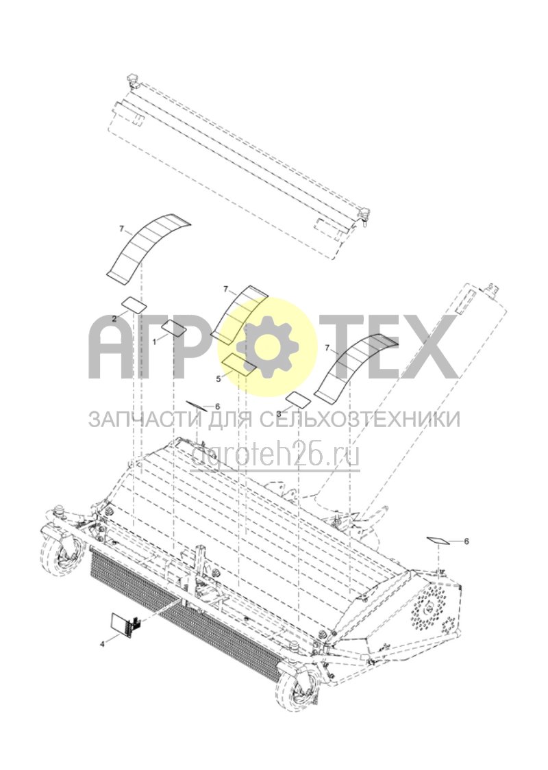 Чертеж  (RUS)Aufkleber (ETB-020585) 