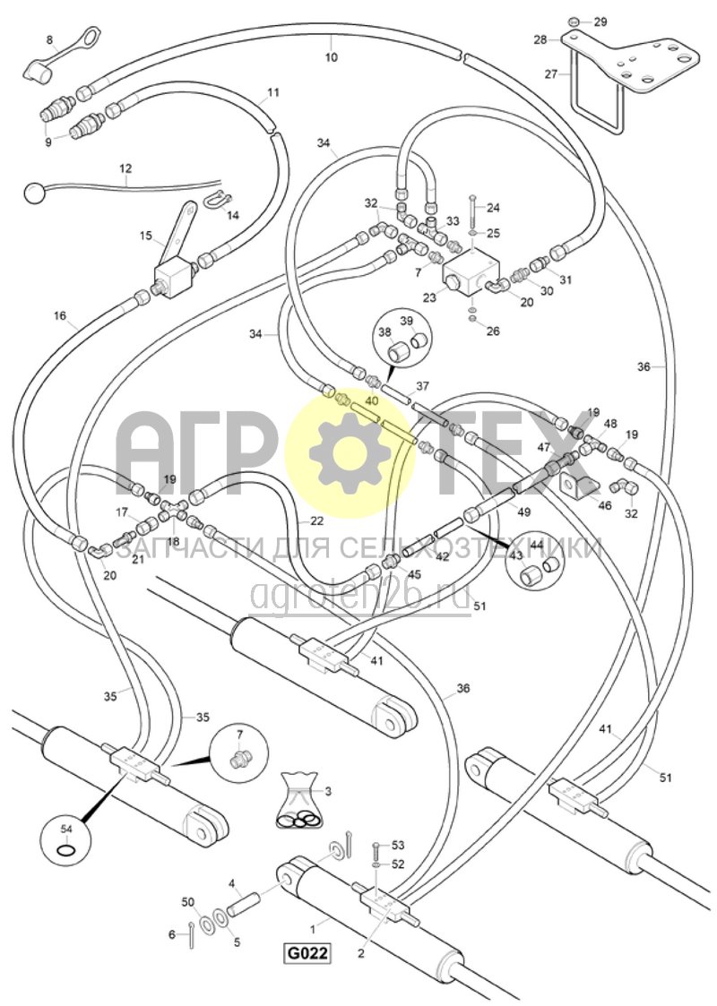 Чертеж  (RUS)Klapphydraulik (ETB-020727) 