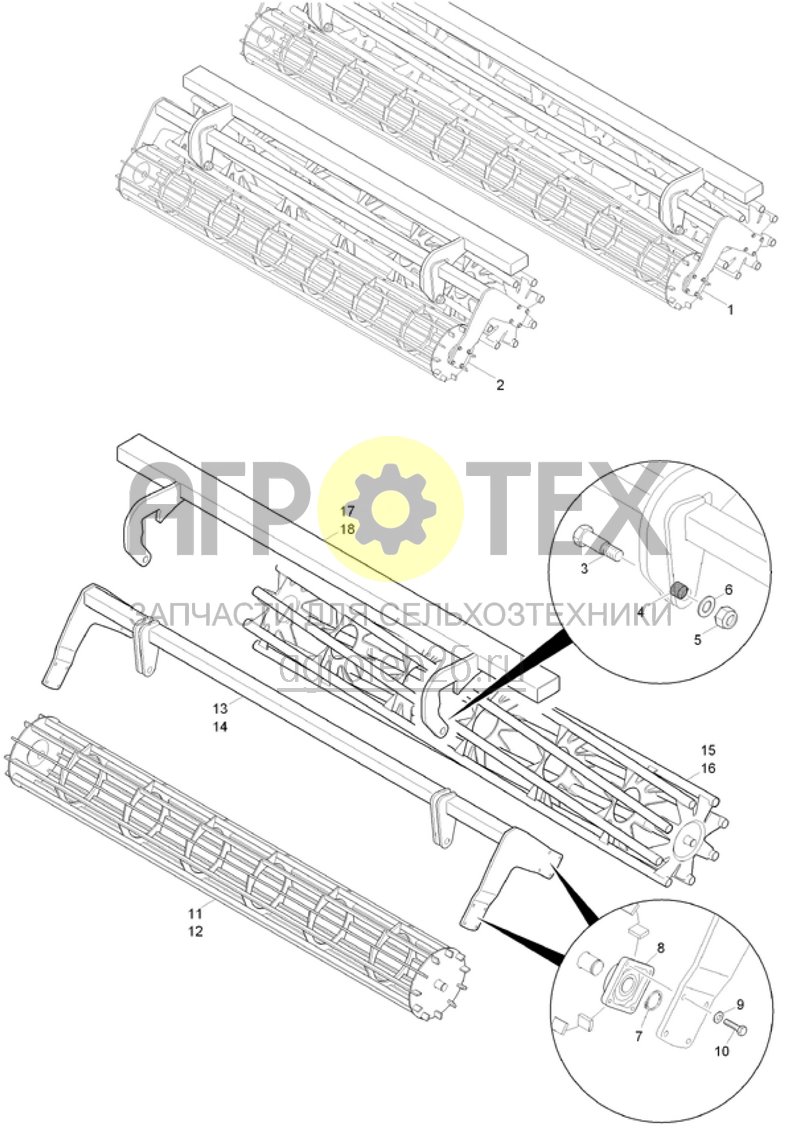 Чертеж  (RUS)Tandemwalze TW 30 / TW 40 (ETB-020798) 