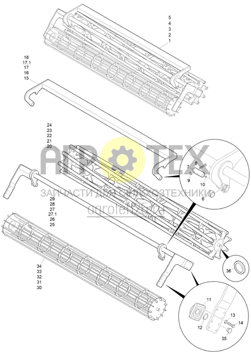  (RUS)Tandemwalze TW 203/253/303/353/403 RW + SW (2010) (ETB-020801)  (№7 на схеме)