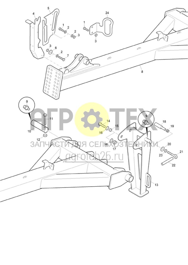  (RUS)Deichsel (ETB-020862)  (№13 на схеме)