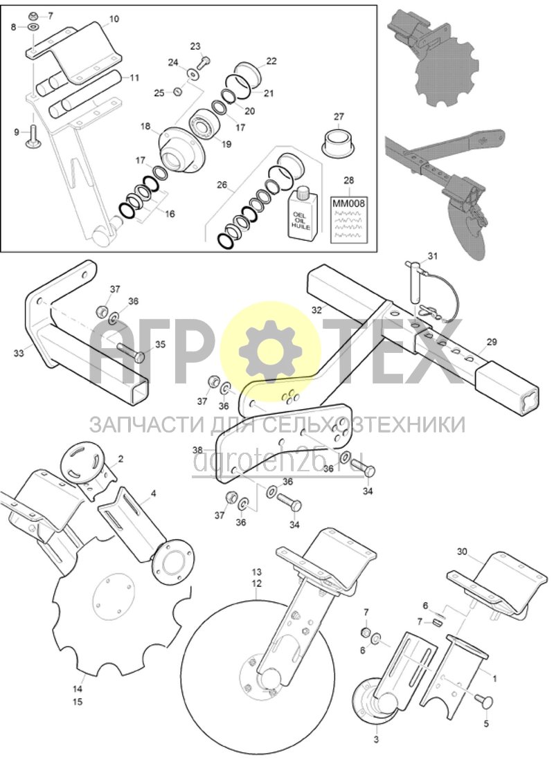 Чертеж  (RUS)Randeinebnungsscheibe Certos 6001-2TX (ab 11.2015) (ETB-020876) 