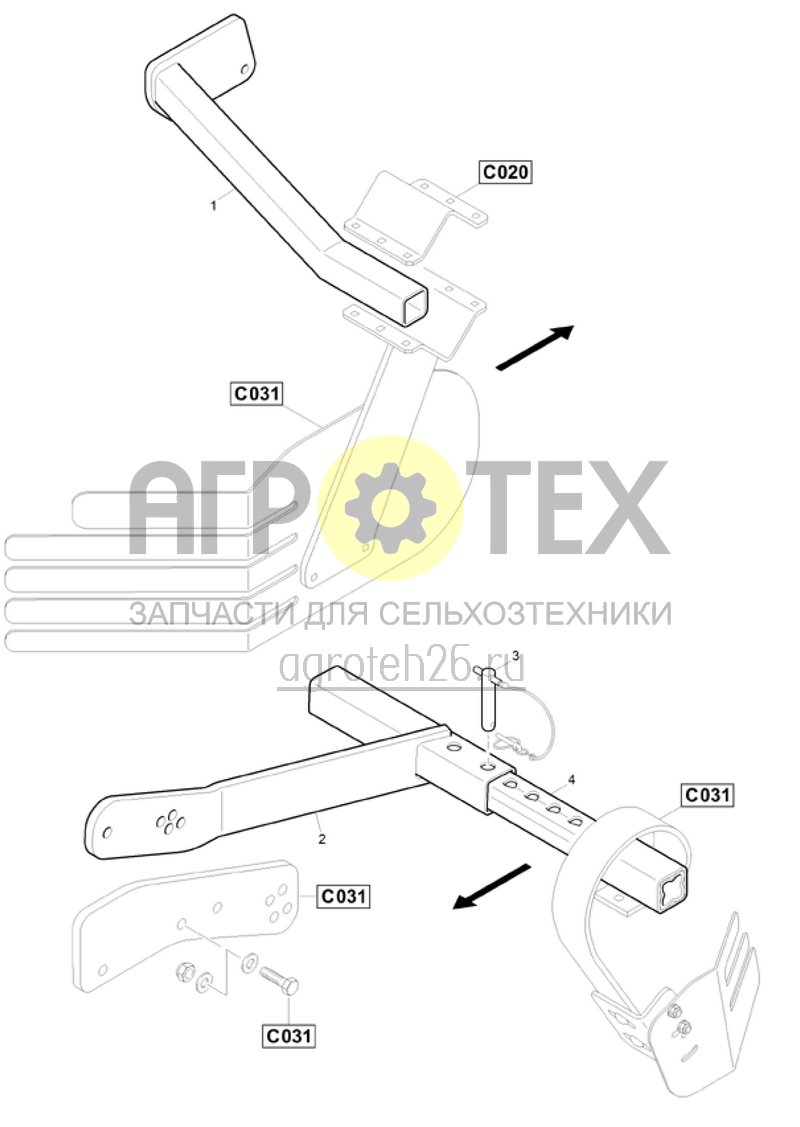  (RUS)Randeinebnungsleitblech Certos 7001-2TX (ab 11.2015) (ETB-020882)  (№4 на схеме)