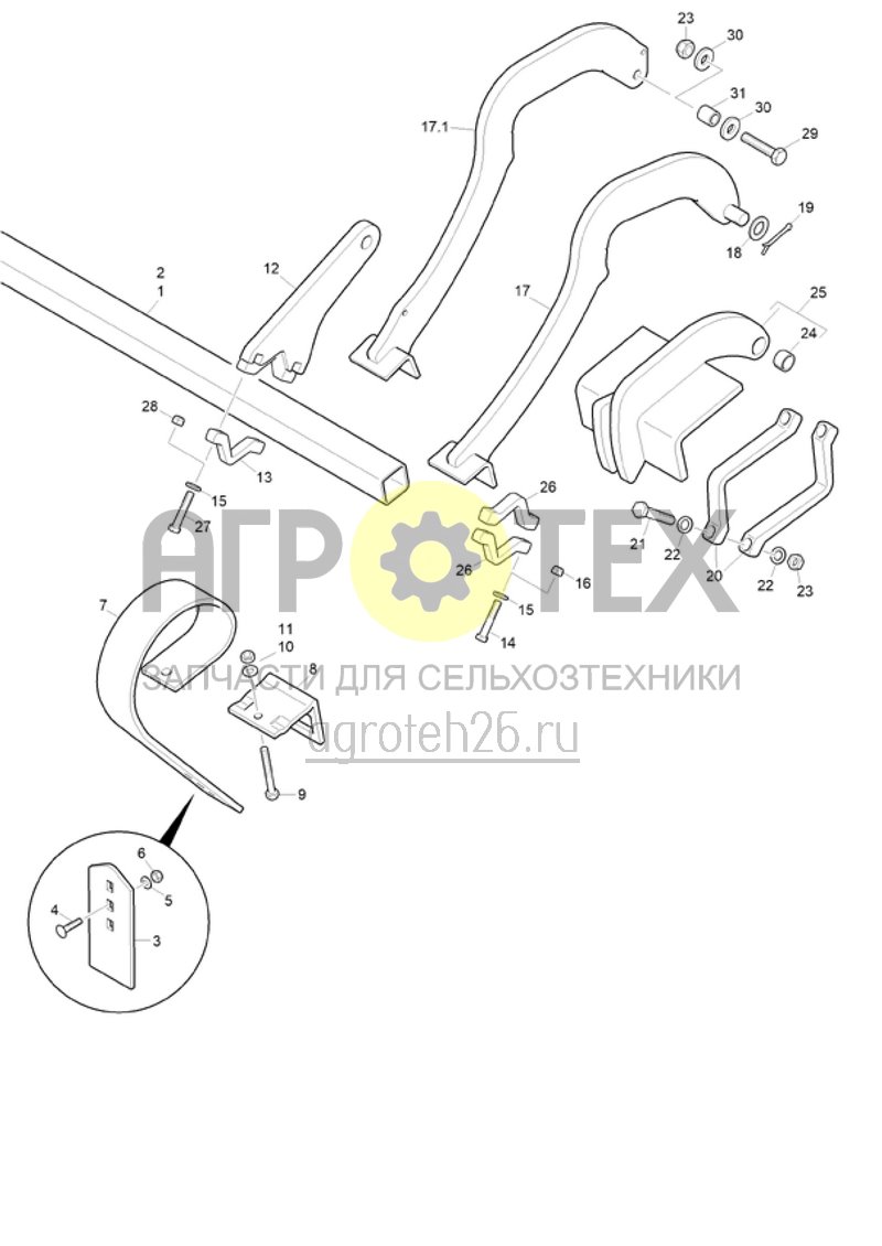 Чертеж  (RUS)Crushboard vor der Walze (ETB-020884) 