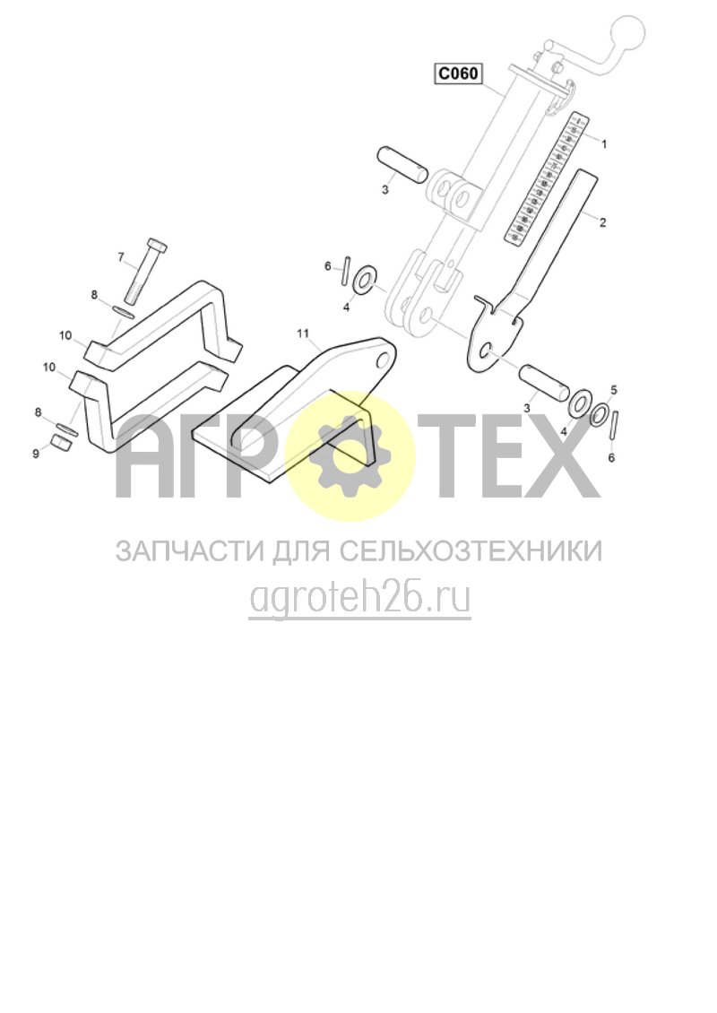  (RUS)Mechanische Tiefeneinstellung Crushboard (ETB-020885)  (№10 на схеме)