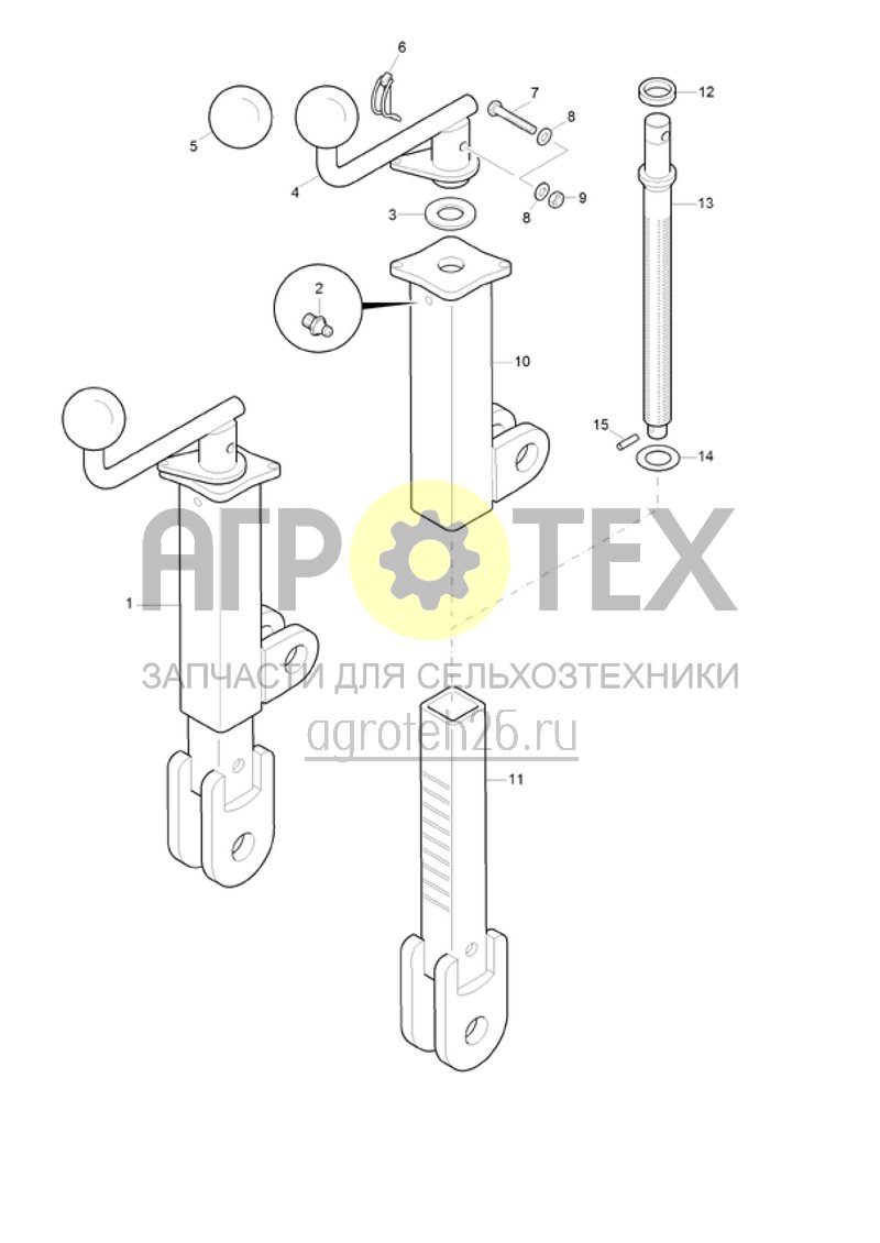 Чертеж  (RUS)Heckspindel (ETB-020886) 