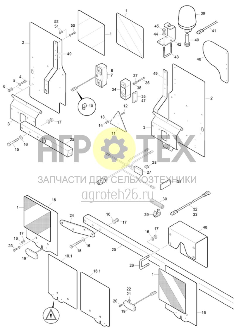 Чертеж  (RUS)Beleuchtung (ETB-020889) 