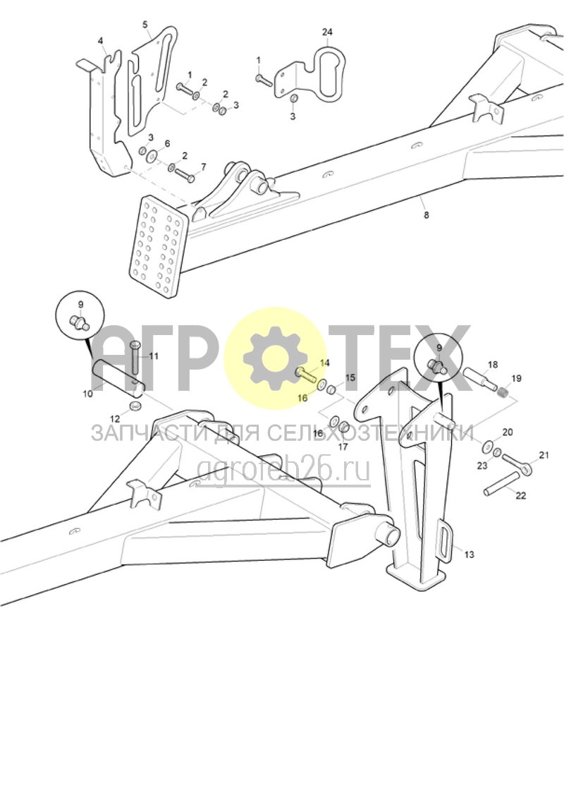  (RUS)Deichsel (ETB-020930)  (№10 на схеме)