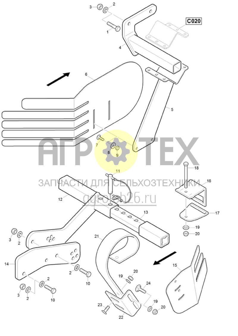  (RUS)Randeinebnungsleitblech Certos 4001-2TX (ab11.2015) (ETB-020947)  (№13 на схеме)