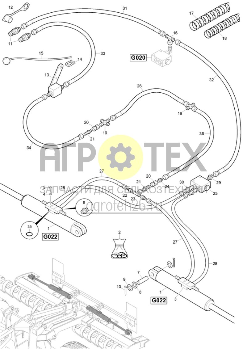 Чертеж  (RUS)Klapphydraulik Nachl?ufer (ETB-020962) 