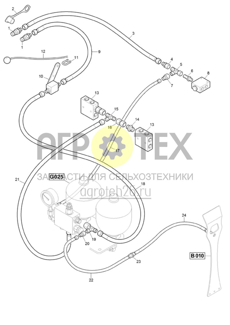 Чертеж  (RUS)Klapphydraulik (1) (ETB-021025) 