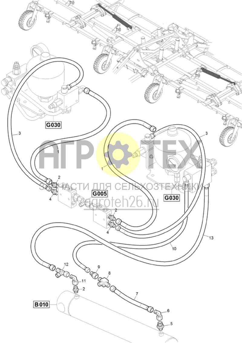 Чертеж  (RUS)Klapphydraulik (2) (ETB-021028) 