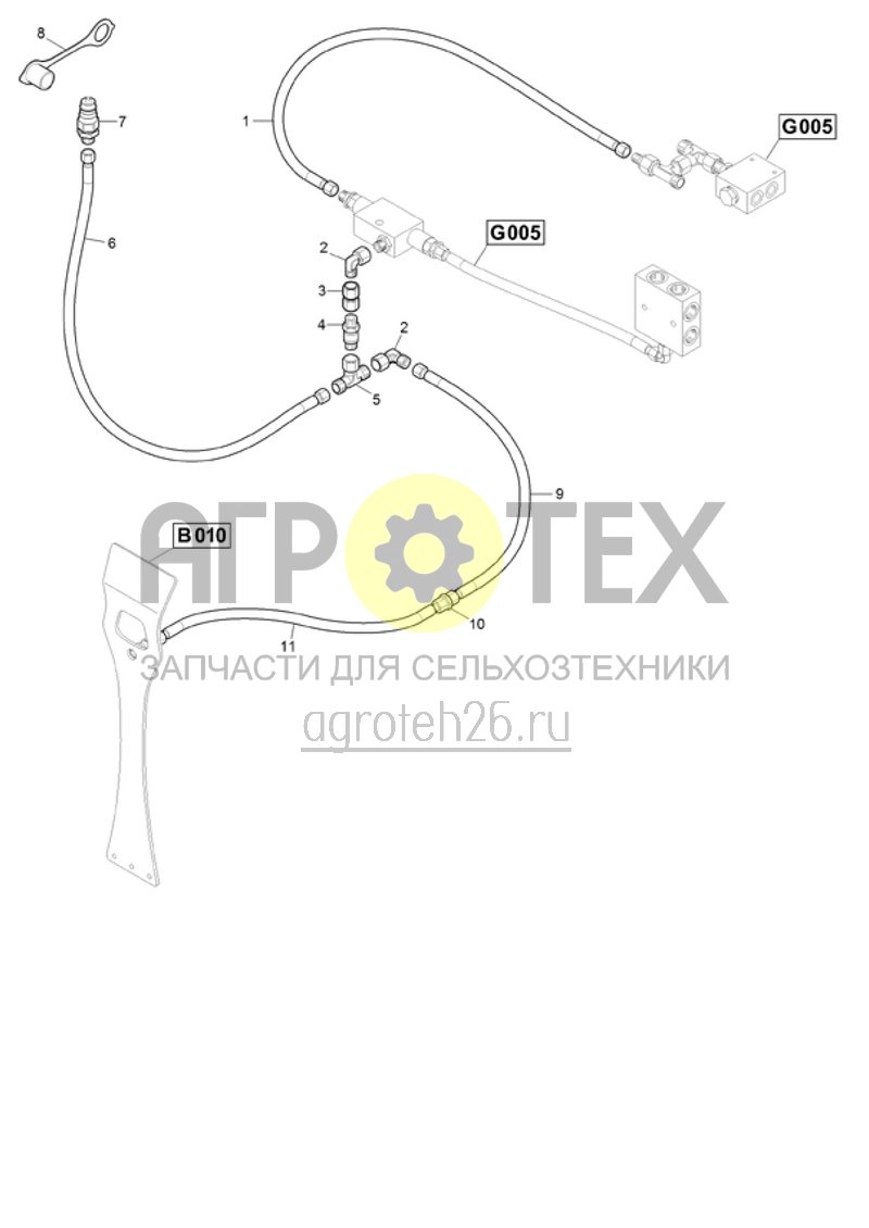 Чертеж  (RUS)Klapphydraulik (5) (ETB-021031) 