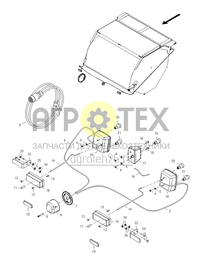 Чертеж  (RUS)Beleuchtung (ETB-021077) 