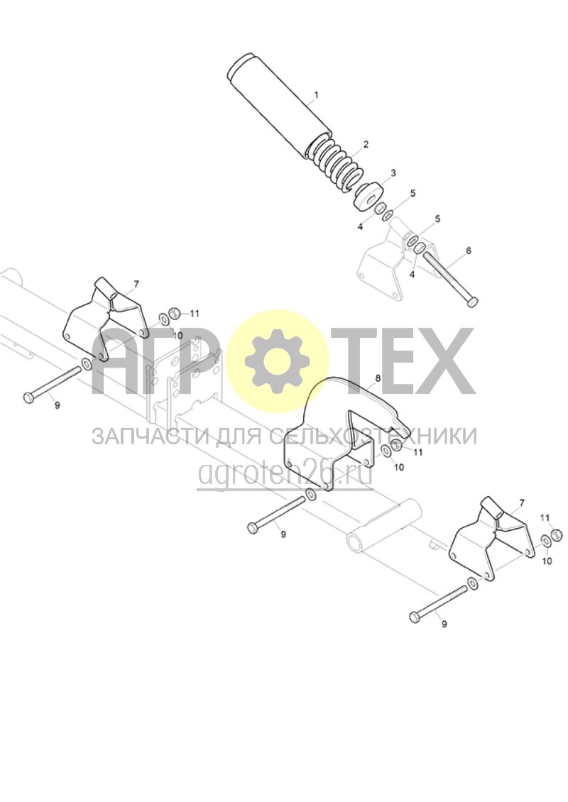 Чертеж  (RUS)Druckvorrichtung (ETB-021095) 