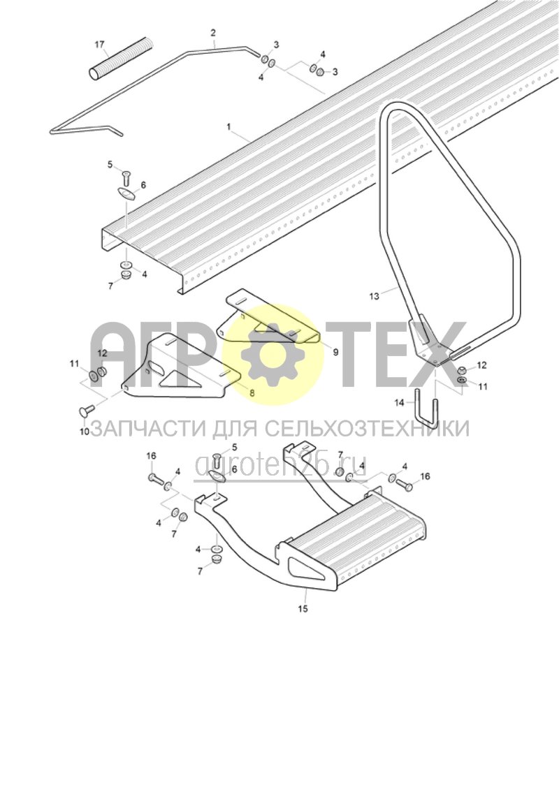 Чертеж  (RUS)Ladesteg (ETB-021160) 