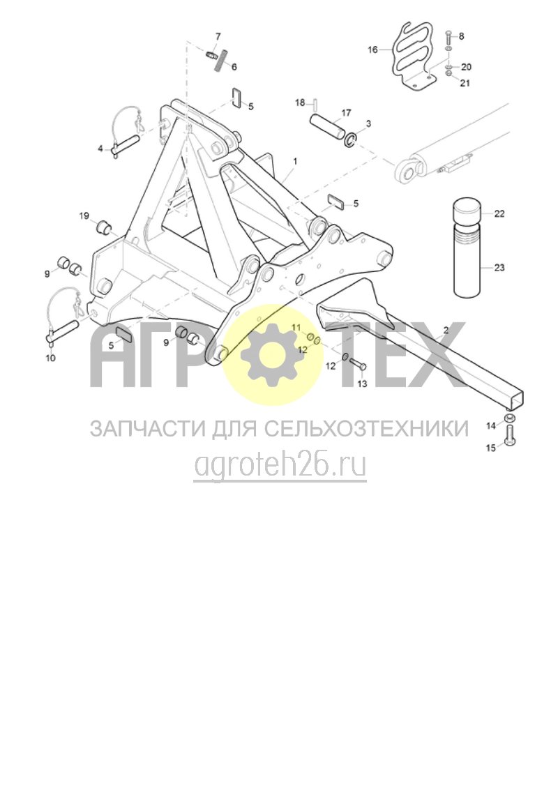  (RUS)Kleinteile Mittelrahmen (ETB-021307)  (№15 на схеме)